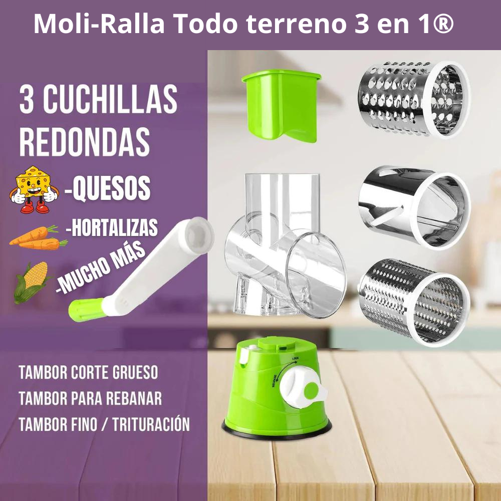 Molino Multi-rallador 3 en 1®