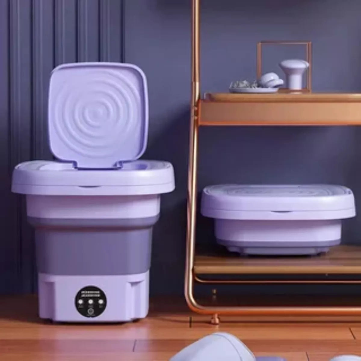 MINI LAVADORA PORTÁTIL ELÉCTRICA CON CENTRIFUGADO| ¡Limpieza Rápida y Sin Esfuerzo!