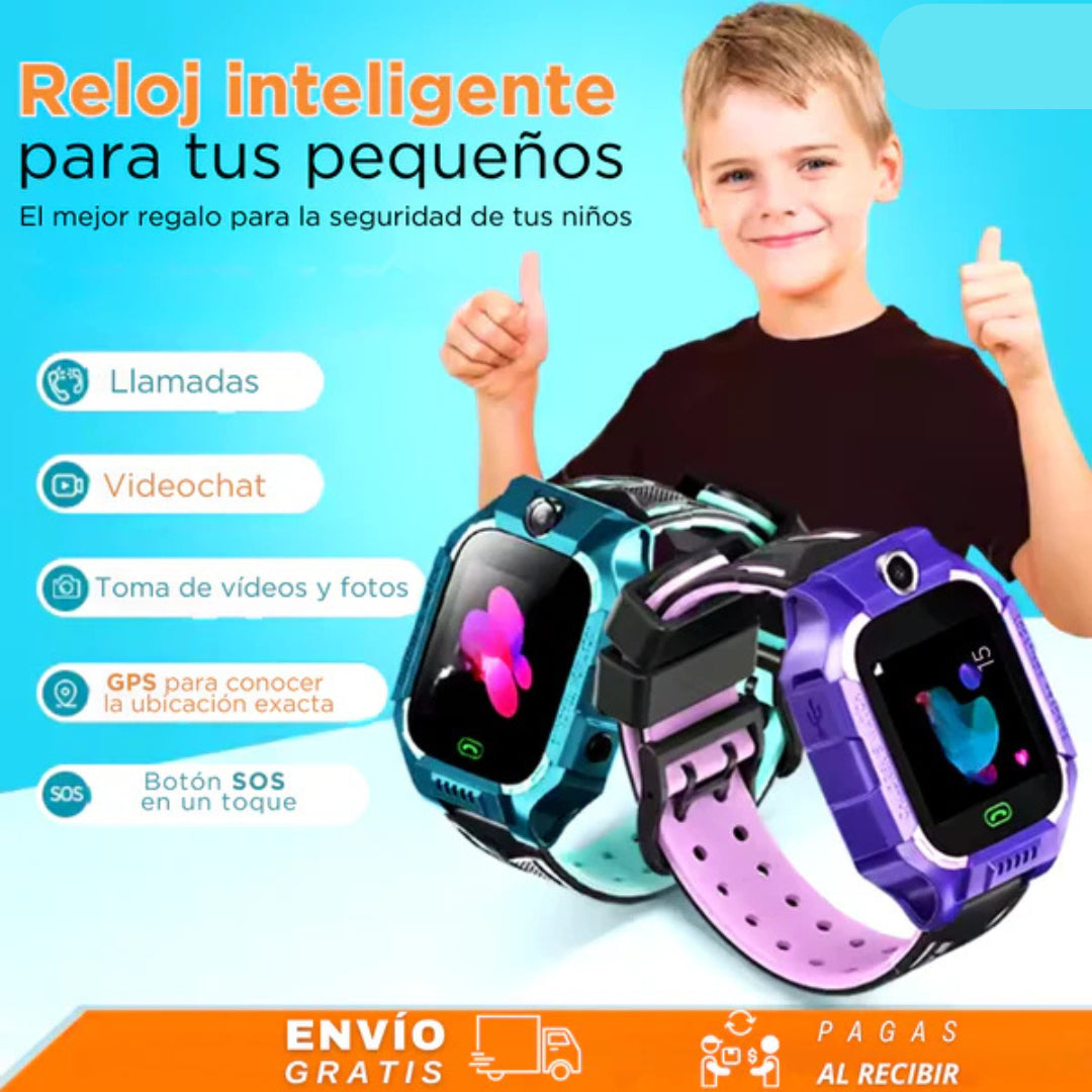 Reloj Infantil GPS Localizador Camara-Videollamadas 4G