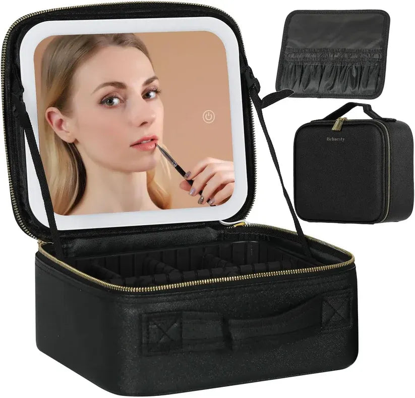 Cosmetiquera BrilloMaq LED