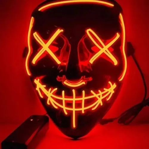 Máscara LED Luminosa - Halloween