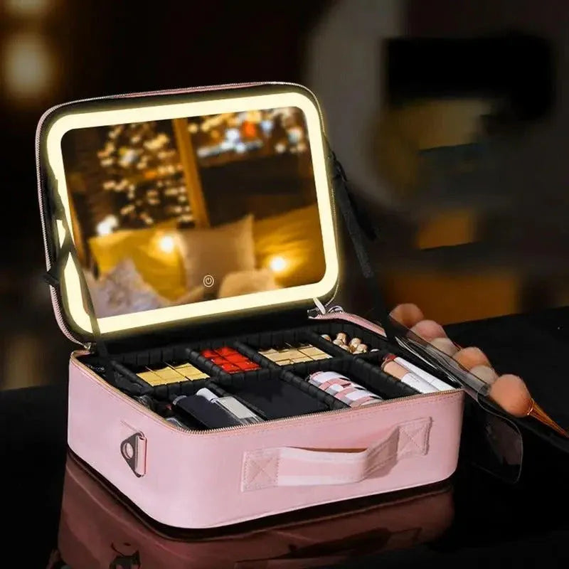 Cosmetiquera BrilloMaq LED