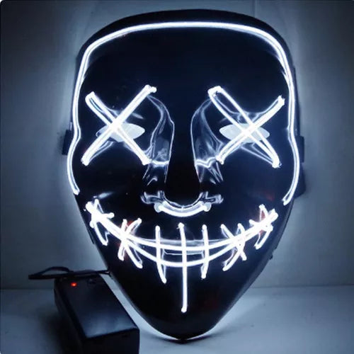Máscara LED Luminosa - Halloween