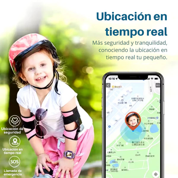 Reloj Infantil GPS Localizador Camara-Videollamadas 4G