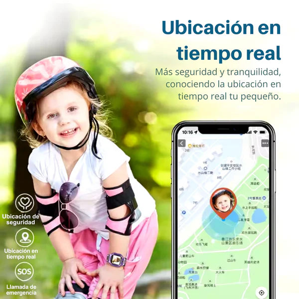 Reloj Infantil GPS Localizador Camara-Videollamadas 4G