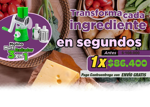 Molino Multi-rallador 3 en 1®