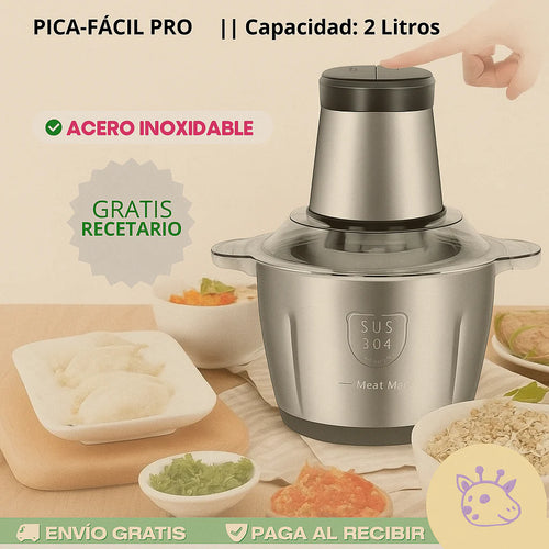 PICA-FÁCIL PRO 🥩|| Capacidad: 2 Litros